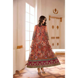 Conjunto de Traje de 3 Piezas para Mujer, Bordado en Tela de Red sin Coser, 100% Poliéster, Color CH07-03 - Product Image 6