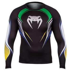 Compression Fit Rash Guards MMA BJJ Anti UV Équipement D'entraînement Tissu Sublimé Jiu Jitsu Kimono Respirant Ji Jitsu Kimono De Jiu - Product Image 6