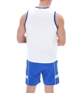 Vente en gros Logo personnalisé pour hommes entraînement Fitness musculation vêtements de sport gilet sans manches hommes débardeur serré couleur unie - Product Image 6
