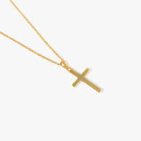 Collier pendentif croix minimaliste en argent sterling 925 massif sans pierres précieuses pour un usage quotidien Accessoires pour femmes Bijoux fins