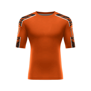 Top Selling Sublimated Customized Compression <b>Shirt</b> Wholesale Allover Printed Breathable Rash Guards Embroidery Custom Design - Product Image 4