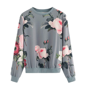 Sweat-shirt à manches longues pour femme tendance 2025, vêtements de rue hautement personnalisés avec logo sur le devant, jersey décontracté pour l'hiver - Product Image 6