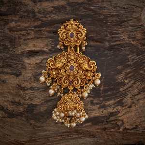 Broche de Pelo Antiguo de Latón Plateado con Cristales de Estrás y Aleación, Diseño de Corazón, Lindo, con Diamantes y Perlas, para Regalo de Boda o Fiesta - Product Image 1