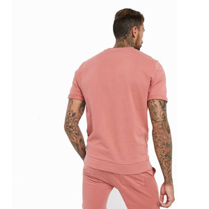 Moda 2025 100% conjuntos de pantalones cortos de algodón para Hombres Nuevo diseño camiseta y pantalones cortos Terry pantalones cortos para hombres conjuntos de pantalones cortos y camisetas - Product Image 3
