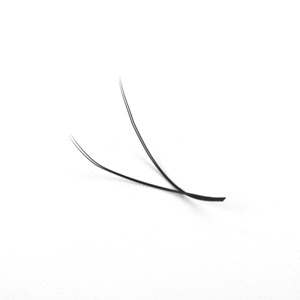 Pestañas YY Alemanas PBT Ultra Oscuras de Alta Calidad, 8-12 mm, Hechas a Mano, Extensiones de Pestañas YY Gruesas y Suaves, Forma YY, Pestañas de Seda PBT al por Mayor - Product Image 1