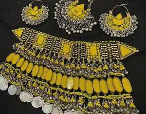 Parures de bijoux de luxe tendance pour mariage, en acier inoxydable plaqué argent antique, bijoux fins pour femmes, de haute qualité, faits à la main, vintage - Product Image 3