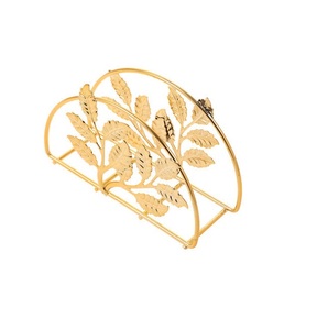 Home Decor Latest Model <b>Table</b> Decorative Metal Napkin Holder with <b>Gold</b> Plated for Home Hotel Use in Wholesale Price - Product Image 6