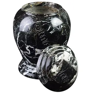Cheap Marble and Onyx Natural Stone Assorted Grecian Hand Crafted Cremation Urns For Holding Human & Pet Ashes