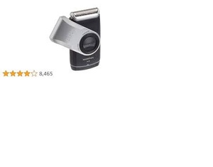 Braun M90 Mobile Shaver Portable Precision <b>Trimmer</b> Travel Friendly Electric Razor for Smooth Shaving <b>Black</b> Silver - Product Image 6