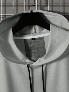 Customized Men's Summer Casual <b>Sleeveless</b> <b>Hoodie</b> High Quality Breathable Quick Dry 100% Cotton Washed Knitted - Product Image 5