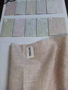 Tissu en coton et lin naturel de qualité supérieure |   Mélange doux, respirant et écologique pour chemises, kurtis et vêtements |   Qualité d'exportation - Product Image 2