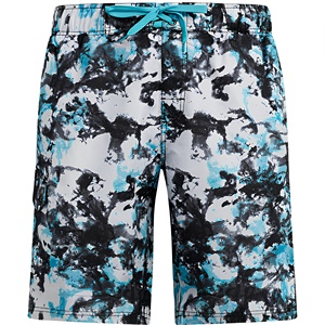 Short de bain décontracté mi-long pour homme à imprimé camouflage, séchage rapide, avec cordon de serrage à la taille - Product Image 1