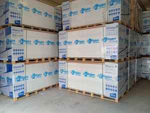 British <b>Gypsum</b> Glasroc X Sheathing 2400mm x 1200mm x 12.5mm Exterior Plasterboard <b>Gypsum</b> Board - Product Image 5