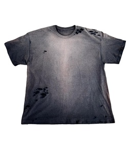 Camiseta al por mayor con lavado ácido para hombre, estilo urbano, hip hop, 100% algodón, logotipo personalizado, fabricante de ropa al por mayor - Product Image 2