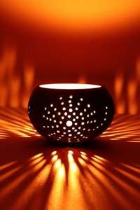 Handcrafted <b>Coconut</b> Shell Tea Light Holder-Minimalist <b>Candle</b> Stand Bowl for Weddings & Home Decor | VIET FARGIMEX - Product Image 6