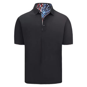 Poliéster de alto rendimiento para hombre para Polo Logotipo personalizado Camisetas de golf de manga corta Punto antiarrugas para publicidad - Product Image 2