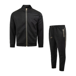 Chándal atlético con cremallera para hombre-Tejido de alta calidad y ajuste cómodo-Perfecto para deportes y ropa informal - Product Image 1