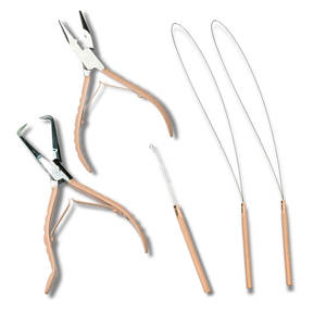 Kit de Pinzas para Extensiones de Cabello Profesional OEM ODM, Juego Completo de Herramientas para Extensiones de Cabello de Salón para Distribuidores Mayoristas - Product Image 1