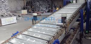 Transportador de fundición de lingotes de aleación de aluminio automático con salida de 20 toneladas, 200 moldes, Motor de bomba de cojinete de engranajes, fundición de Metal duradera - Product Image 3