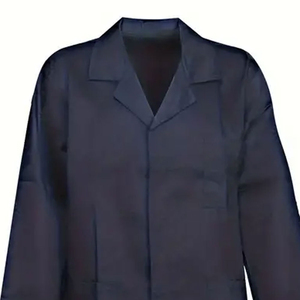 เสื้อคลุมผ้าแพรแข็งสีขาวผ้าโพลีเอสเตอร์และผ้าฝ้ายเสื้อคลุมสีขาวทันสมัยชุดทำงานแพทย์สีขาว Ronpex - Product Image 6