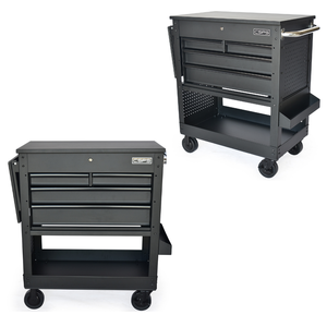 Armoire à outils 84cm 04 tiroirs pour Garage métal bon prix industrie entrepôt chariot à outils boîte à outils armoire mécanicien stockage - Product Image 1