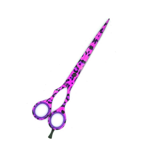 Tijeras de corte de pelo de peluquero de alta calidad recubiertas de papel personalizadas 5,5 con reposapiés ajustable tijeras de peluquero de acero inoxidable - Product Image 2