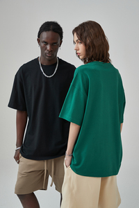 Heavyweight Streetwear <b>T</b> <b>Shirt</b> 275 Gsm <b>Plain</b> Tshirts Unisex Drop Shoulder <b>Oversized</b> TShirt Street Style <b>T</b>-<b>shirt</b> for men - Product Image 3