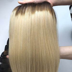 Vente en gros de trame de génie européen Extensions de cheveux de trame humaine vietnamienne de couleur blonde droite à double étirement - Product Image 4