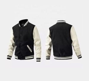 Veste à manches en cuir de haute qualité pour joueur de Baseball, prix de gros - Product Image 1