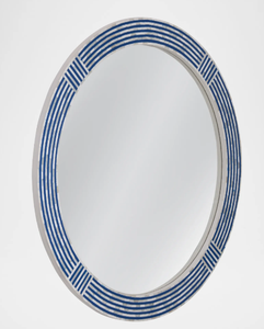 Espejo de pared hecho a mano de estilo moderno para fines decorativos Chipset con incrustaciones de hueso multicolor para bodas - Product Image 5