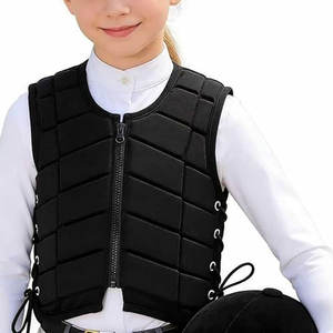 Chaleco de equitación de tela premium y acabado impecable con construcción ligera y movimiento fácil. - Product Image 1