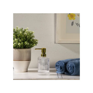 Glass Matte Bathroom Accessories <b>Set</b> Home Decor <b>Soap</b> Dispenser <b>Set</b> - Product Image 1