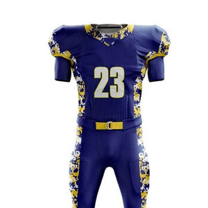 Bajo MOQ personalizado OEM diseño uniforme de fútbol americano totalmente personalizado tamaño adulto hombres uniforme de fútbol americano - Product Image 4