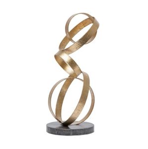 Minimal Contemporary Tabletop Metal Sculpture Created For Elegant Interior Styling Concepts - Product Image 5