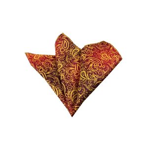 Bufanda y pañuelo cuadrado con patrón de Chal amarillo naranja Accesorio cuadrado de bolsillo elegante - Product Image 1