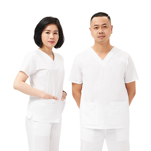 Scrubs infirmiers ensembles hospitaliers uniformes médicaux personnaliser la conception et le logo pour les hommes et les femmes de grande taille-ODM/OEM-Échantillon gratuit - Product Image 3