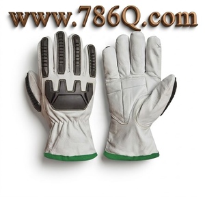 Men's Women's Heavy Duty Winter Work <b>Gloves</b> <b>Touchscreen</b> Technology Synthetic Leather Palm Cut Resistant Warm Hand Safety for - Product Image 1