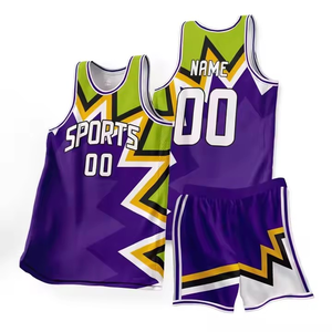 Uniforme de baloncesto transpirable de alta calidad Jersey de sublimación de corte perfecto Estilo único para deportes de verano Cree su propio - Product Image 2