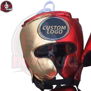 Ensemble de boxe de qualité supérieure en gros, gants, coussinets de frappe, protège-tête, équipement d'entraînement complet, cuir véritable, durable, FIGHT CAGE - Product Image 2