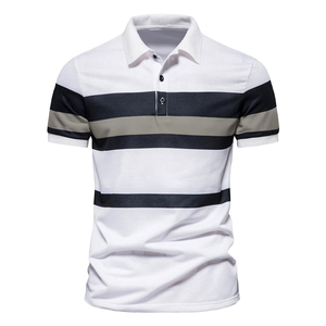 Camisa de Manga Corta para Hombre, Tejida con Patrón Sólido, Ligera, Transpirable, Estampada, Estilo Deportivo, Casual y Urbano, Venta al Por Mayor - Product Image 3