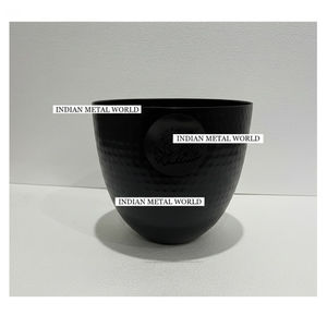 Tazón de Servir Hecho a Mano al por Mayor, de Cobre Puro Repujado, con Base de Pedestal, Tazón para Chocolate, para Decoración de Cocina y Mesa - Product Image 2