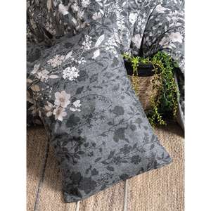 Ensemble de housse de couette double en coton anthracite Comely - Product Image 3