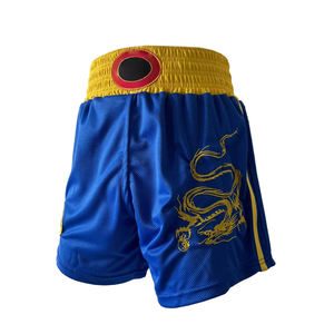 Vente en gros 100% polyester Bermuda pour adulte Kickboxing Training Mauy Thai Shorts MMA Shorts taille moyenne Thai Boxing Short - Product Image 4
