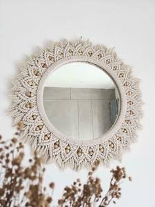 กระจกตกแต่งบ้านหรูหราติดผนังกระจกโลหะเหล็กสไตล์โมเดิร์นสำหรับตกแต่งผนังบ้าน - Product Image 2