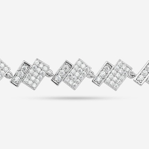 92.5 <b>Silver</b> Crystal <b>Bracelet</b> & <b>Bangle</b> 188418 Collection - Product Image 4