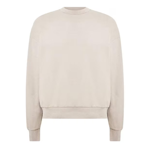 Sudadera de algodón suave para uso diario Sudadera clásica de cuello redondo a la moda Sudadera de algodón unisex OEM ODM - Product Image 2