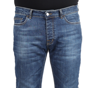 Made in Italy Private Label <b>Jeans</b> Casual Slim Fit <b>Elastic</b> Fabric Basic Wash for Wholesale 98%cotton 2% Ea - Product Image 2