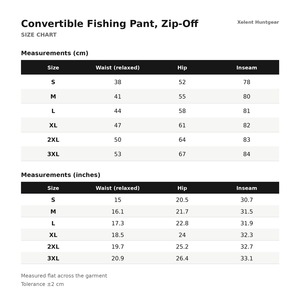 Pantalones de Pesca Convertibles con Protección Solar, 130GSM, Personalizados, OEM, Venta al Por Mayor - Product Image 6
