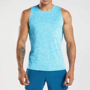 เสื้อแขนกุดผ้าฝ้าย100% สำหรับใส่เล่นกีฬาเสื้อกล้ามผู้ชายเสื้อออกกำลังกายระบายอากาศได้ดี - Product Image 5