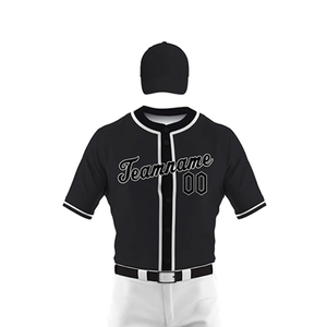 Ensembles d'uniformes de baseball en polyester personnalisés de haute qualité avec logo, couleur unie, respirants, unisexes, nouveaux, prix raisonnables, vente en gros - Product Image 5
